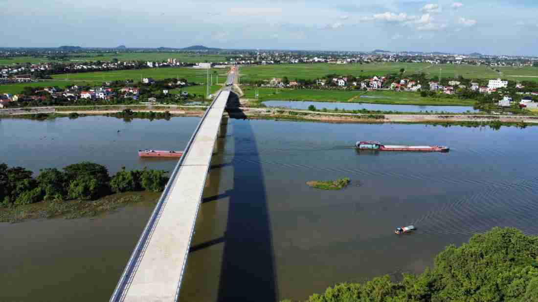 Cầu 361 tỷ đồng nối Nam Định với Ninh Bình sẽ thông xe trước Tết Nguyên đán