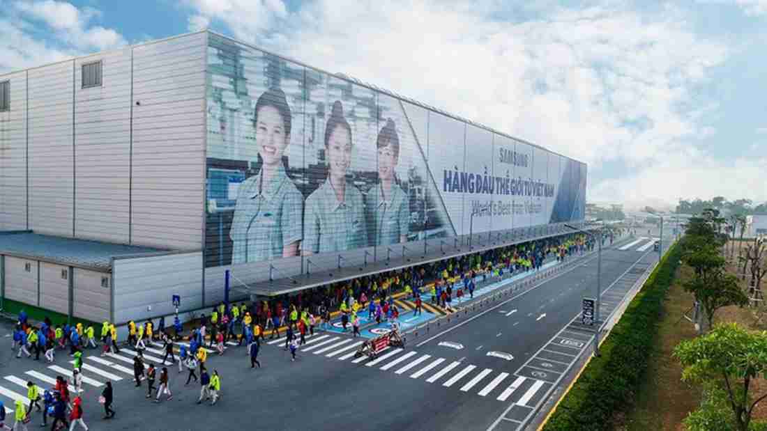 Các nhà máy tại Thái Nguyên mang về cho Samsung 26,3 tỷ USD