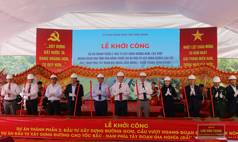 Khởi công dự án thành phần 2 cao tốc Gia Nghĩa - Chơn Thành