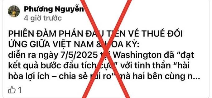 Cảnh báo thông tin sai lệch về đàm phán thuế Việt Nam - Hoa Kỳ