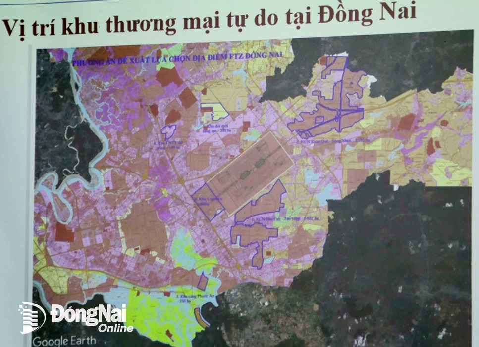 Đồng Nai lên kế hoạch xây dựng khu thương mại tự do rộng 8.000 ha