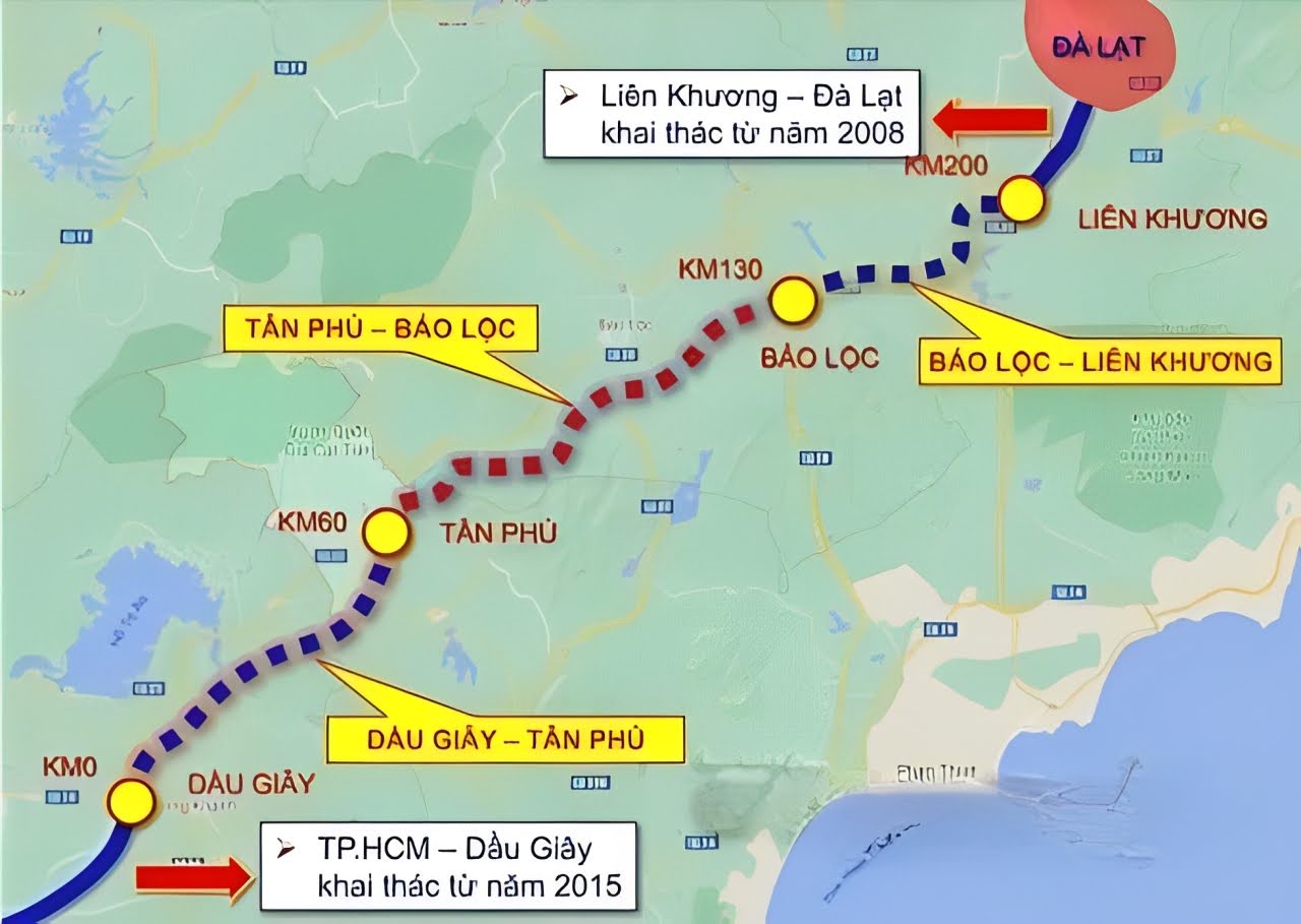 Cao tốc Bảo Lộc – Liên Khương: 'Điểm Nóng' Bất Động Sản Tây Nguyên 2025?