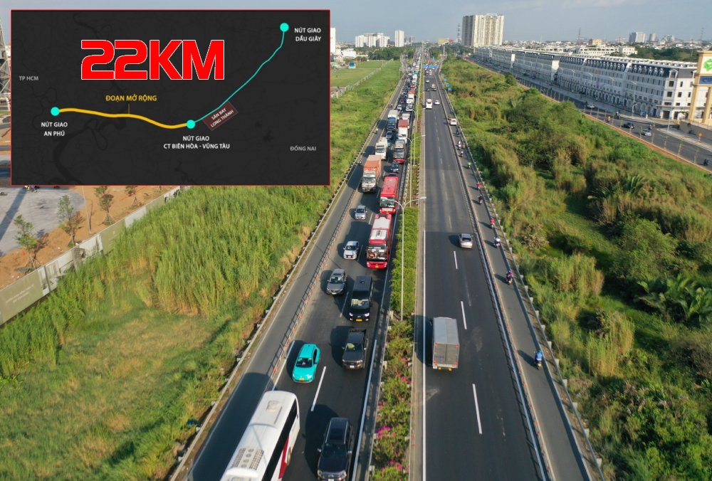 Cao tốc TP.HCM - Long Thành 'thay áo mới': Cơ hội 'vàng' cho bất động sản khu Đông Sài Gòn?